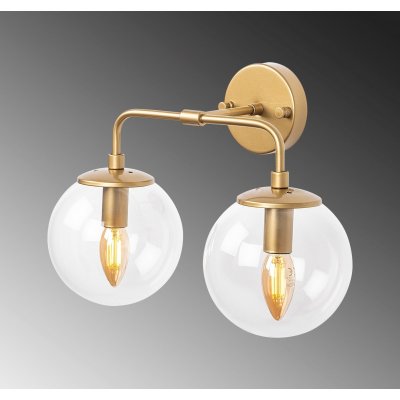 Hornwandlampe 12211 - Gold