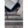 Teg Wollteppich - Marineblau/Grau