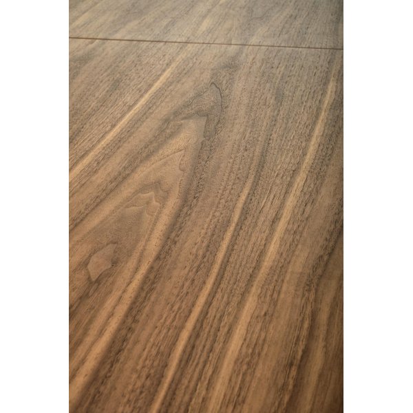 Everton Esstisch 180-200 x 100 cm - Walnuss/Schwarz