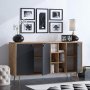 Vicking Sideboard - Eiche/schwarz