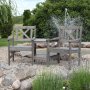 Europe Gartenbank mit Zwischentisch - Loveseat - Grau