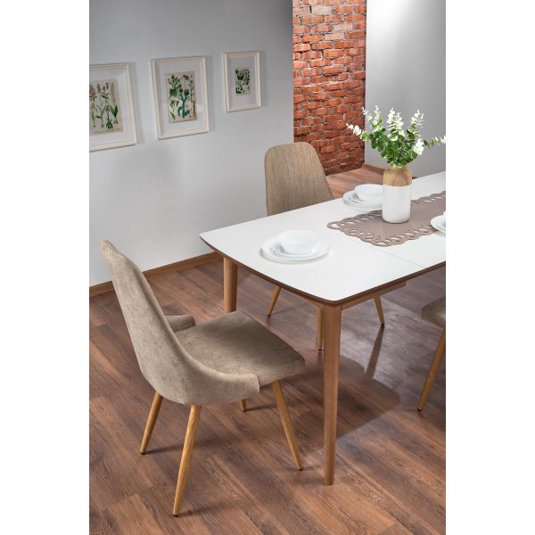 Shinra Esstisch 90-190 cm - Weiß Shinra Esstisch 90-190 cm - Weiß