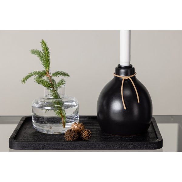 Ulricehamn LED-Kerzenständer 32 x 12 cm - Schwarz/Weiß Ulricehamn LED-Kerzenständer 32 x 12 cm - Schwarz/Weiß