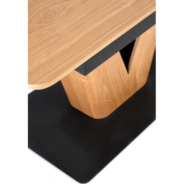 Tozzi Esstisch 160-200 x 90 cm - Eiche/schwarz Tozzi Esstisch 160-200 x 90 cm - Eiche/schwarz