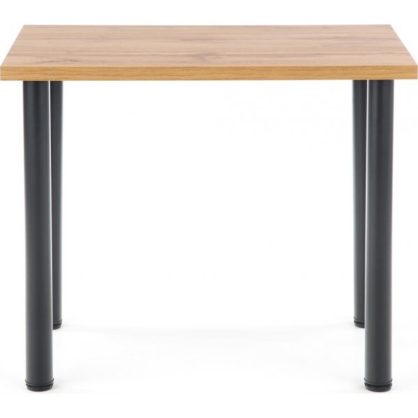 Buno Esstisch 90 cm - Wotan Eiche/schwarz