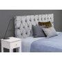 Silber Queen Deluxe Bett Kopfteil - 180x125 cm