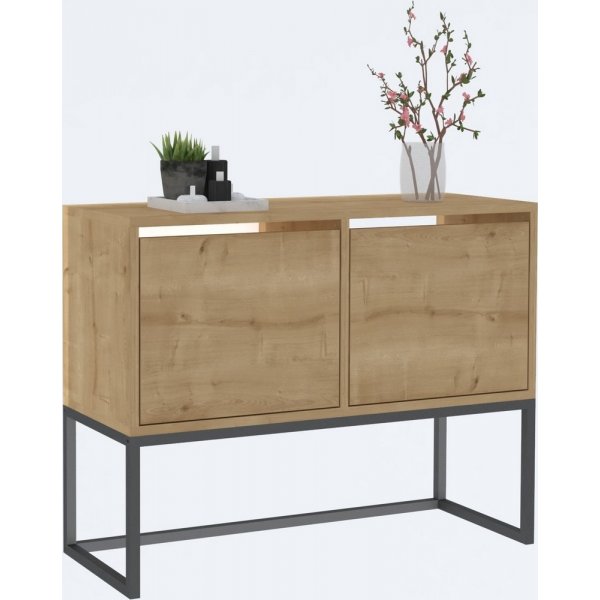 Zermat Konsolentisch 90 x 34 cm - Saphir-Eiche