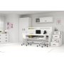Etagenbett Max mit Zustellbett und ausziehbarem Schreibtisch 80 x 200 cm - Beliebige Farbe