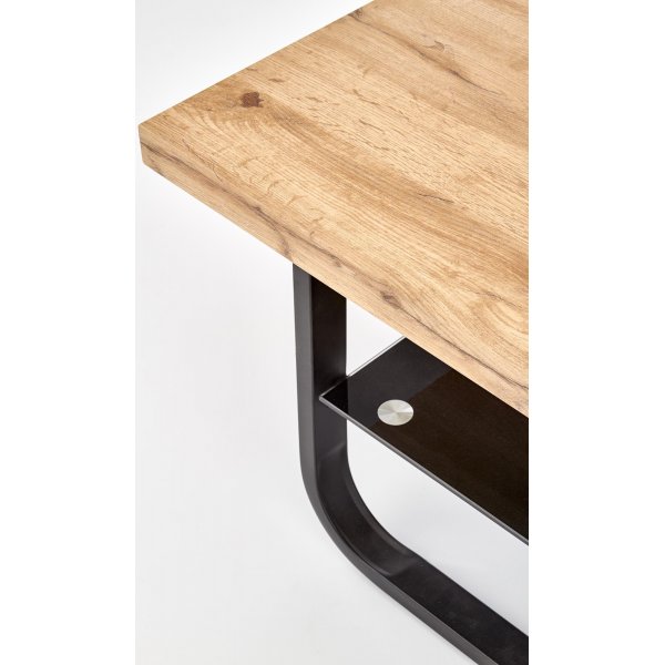 Thorn Couchtisch 65 x 65 cm - Eiche/schwarz