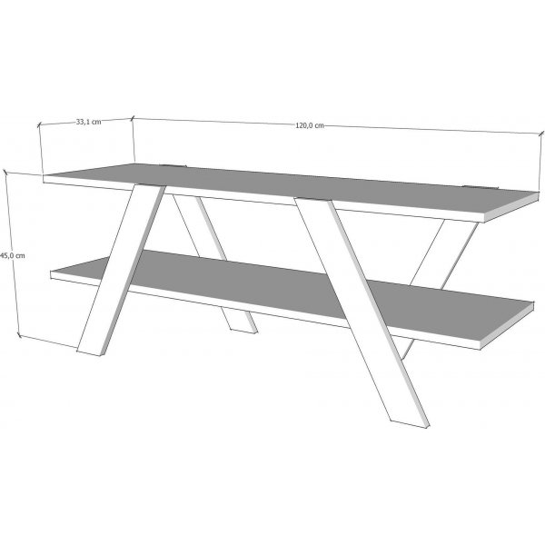 Medienbank April - Anthrazit