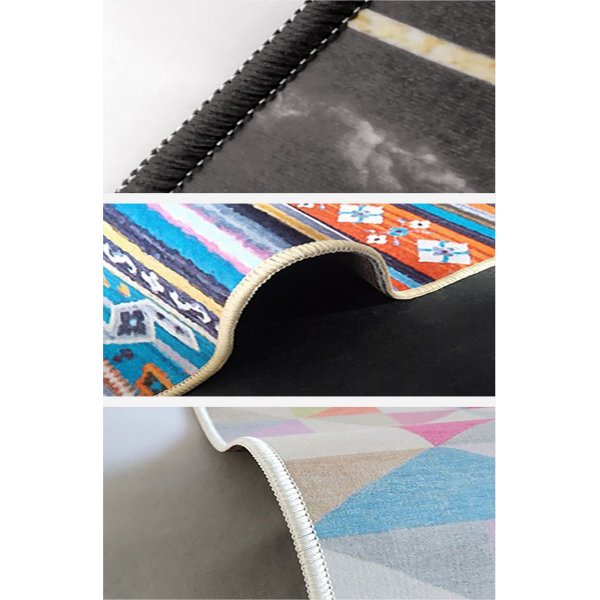 Tesson-Teppich Grau - 60 x 100 cm Tesson-Teppich Grau - 60 x 100 cm