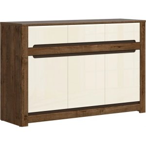 Ruso Sideboard - Eiche/perlwei