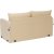 Saga 2-Sitzer-Schlafsofa XL - Creme