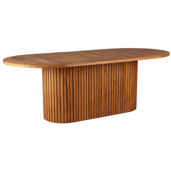 Saltö ovaler Esstisch aus Teakholz 220x100 cm - Teakholztisch