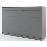 Bettschrank Compact Living Horizontal (120x200 cm ausklappbares Bett) - grau