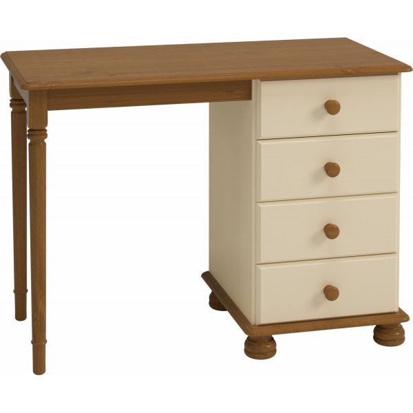Schminktisch Richmond 100,5 x 47 cm - Braun/Cremewei