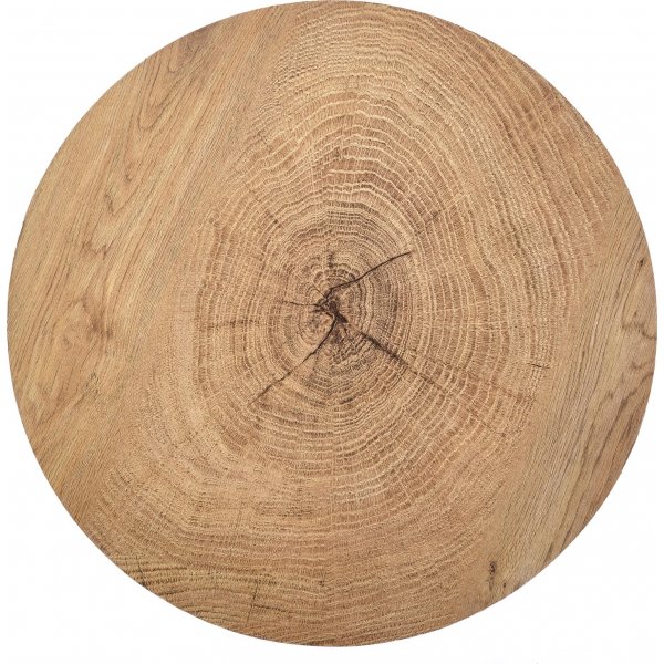 Ennis Couchtisch 45 cm - Eiche/schwarz