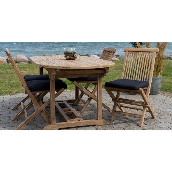 Ovaler Esstisch Salt aus Teakholz 220x100 cm COPY