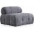 Petite 3-Sitzer-Sofa - Grau