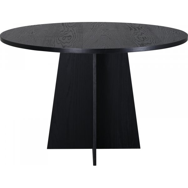 Bootcut-Esstisch 110 cm - Schwarz