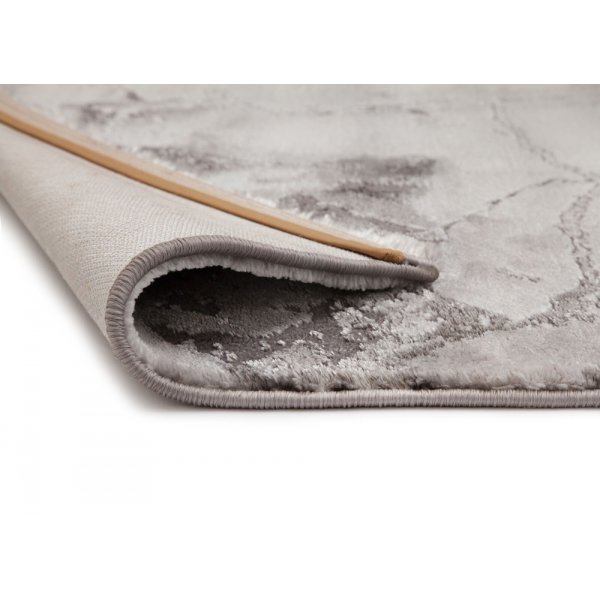 Maschinengewebter Teppich - Craft Concrete Silver Maschinengewebter Teppich - Craft Concrete Silver