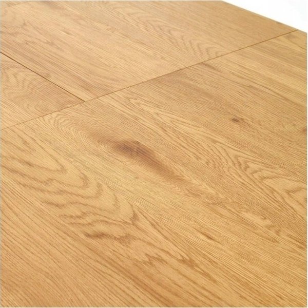 Errol Esstisch 180-240 x 90 cm - Eiche/Schwarz