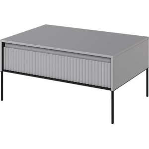 Trend Couchtisch 100 x 70 cm - Grau/Schwarz