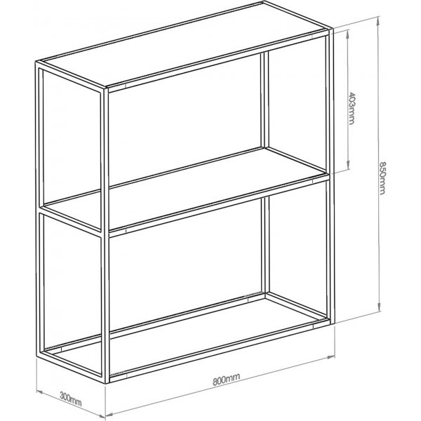 Konsolentisch Breathe - Schwarz