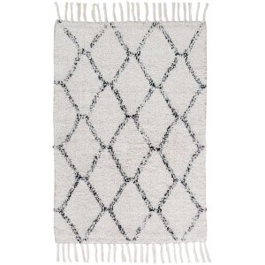 Goa-Teppich - Natürliche Baumwolle - 90x60 Goa-Teppich - Natürliche Baumwolle - 90x60