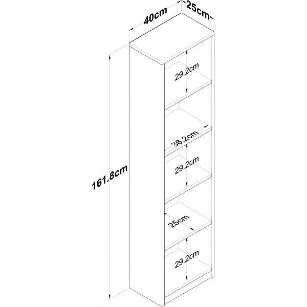 Hector B�cherregal 11 - Anthrazit
