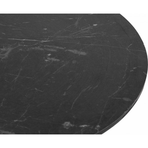 Sia Banktisch 38 cm - Grau/Schwarz