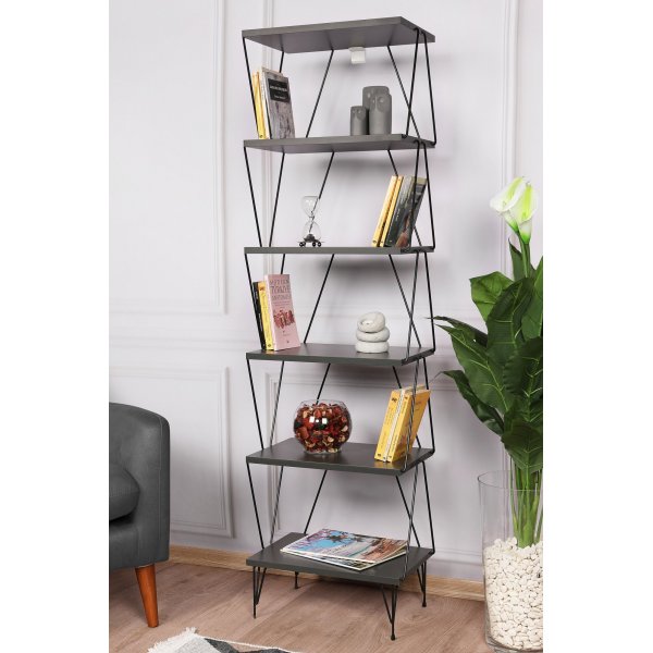 Bcherregal Balaban - Anthrazit