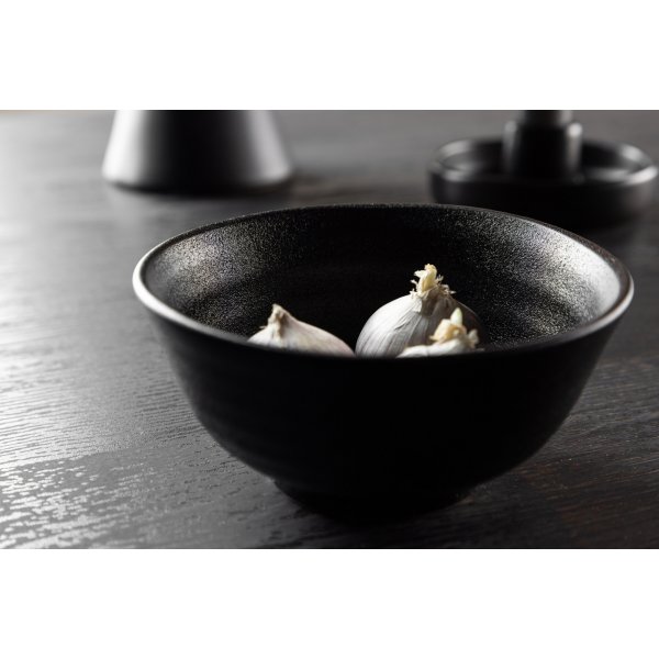 Wabi-Sabi-Schüssel Ø12 cm - Schwarz