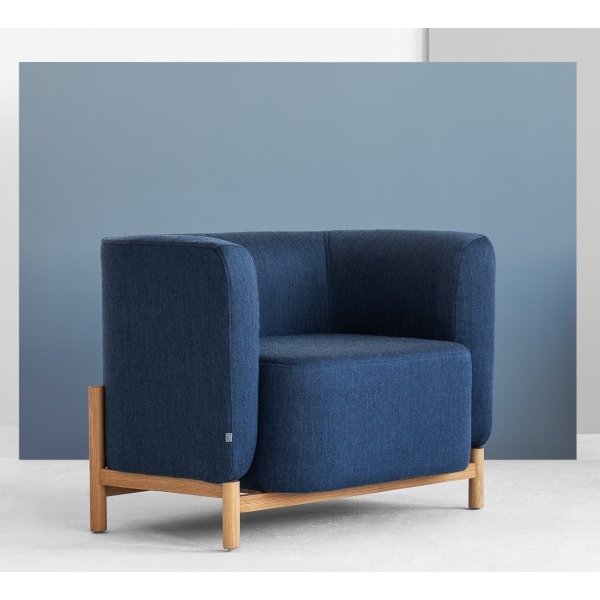 Sessel Polar - Optionale Farbe des Rahmens und der Polsterung