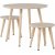 Kids Kindertischset 60/32,5 cm - Whitewash