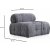 Petite 3-Sitzer-Sofa - Grau