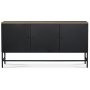 Sideboard Edge - Schwarzes Hochdrucklaminat (HPL)
