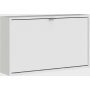 Schuhe wandmontierter Schuhschrank - Wei
