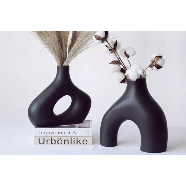 Formo Vase - Schwarz Formo Vase - Schwarz