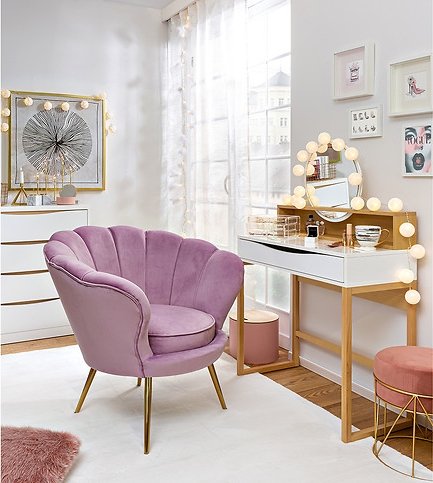 Pori Konsolentisch 85 x 40 cm - Weiß/Eiche Pori Konsolentisch 85 x 40 cm - Weiß/Eiche