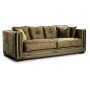 Hamilton Sofa 3-Sitzer - Schwarz