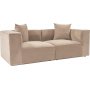 Sora 2-Sitzer-Sofa - Cappuccino