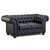 Chesterfield New England 2-Sitzer-Ledersofa - jede Farbe