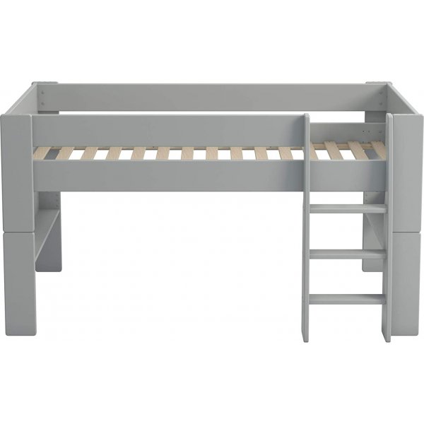 Fr Kinder-Hochbett 90 x 200 cm - Grau