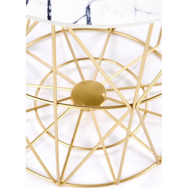 Couchtisch Marmor / Gold Ø42 cm Couchtisch Marmor / Gold Ø42 cm