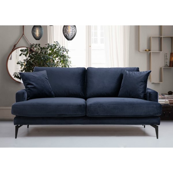 Papira 2-Sitzer-Sofa - Marineblau