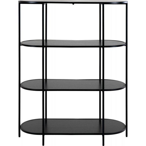 Weies Regal - Schwarz