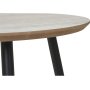 Aalst Couchtisch 55 cm - Schwarz/Beige