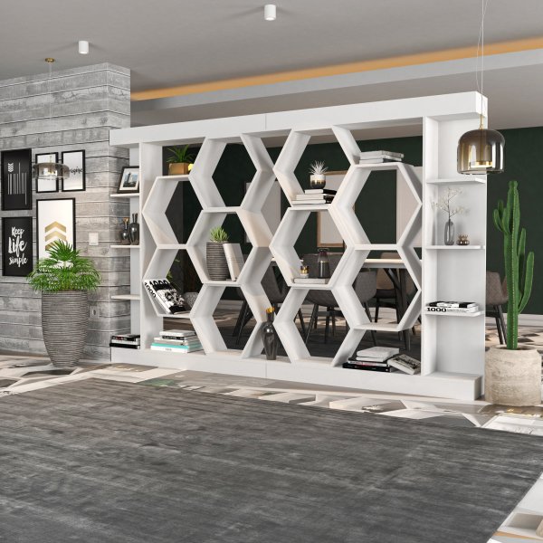 B�cherregal Sueno - Wei�