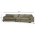 River 4er-Sofa links - Grn